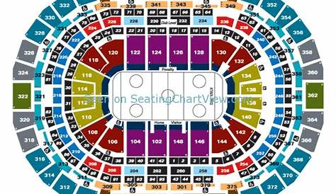 Pepsi Center, Denver CO - Seating Chart View