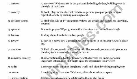 teaching with movies worksheets