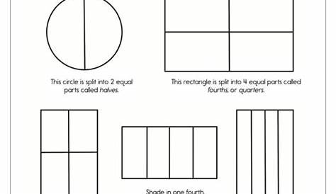 grade 2 find fourths circles worksheet
