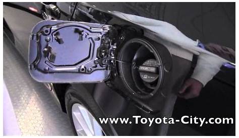 toyota camry gas cap release