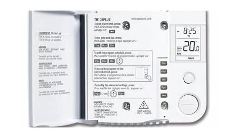 aube th401 thermostat manual