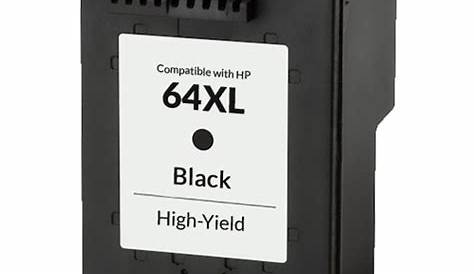hp 64 ink cartridge compatibility chart