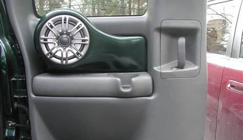 Silverado Door Speakers & 6.5-Inch Premium Ultra-thin Chevrolet Silverado Front Door Replacement