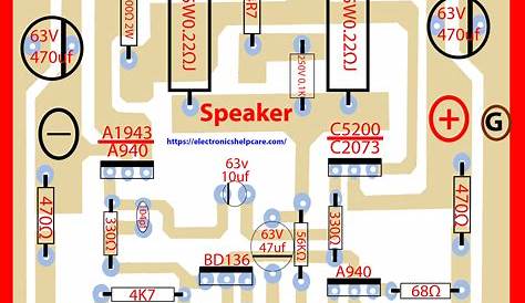 Amplifier Circuit Diagram 1000w Pcb