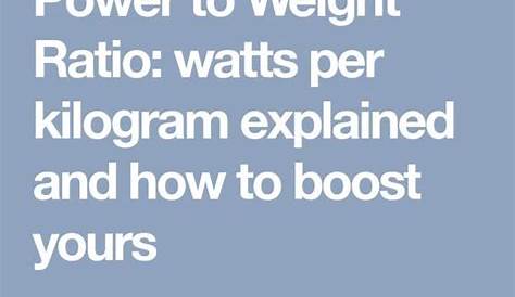 Power to weight ratio: watts per kilogram explained and how to boost yours