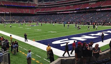 Section 120 at NRG Stadium - Houston Texans - RateYourSeats.com