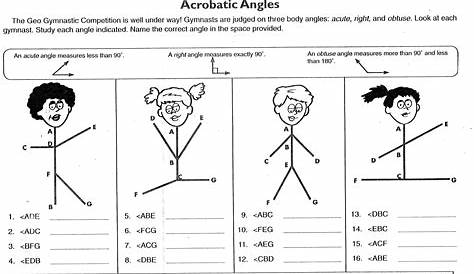 Benchmark Angles Worksheet Grade 4 - Worksheets