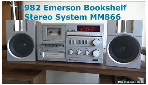 1982 Emerson MM866 Stereo System - YouTube