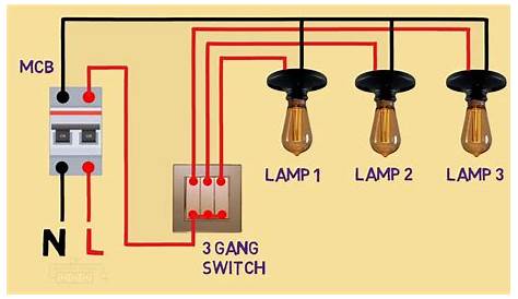 3 Gang Switch Wiring Diagram - Dc 1623 Wiring Diagram Three Gang Light