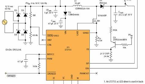 circuit diagram led driver