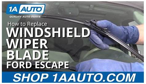 2019 ford escape windshield wiper size