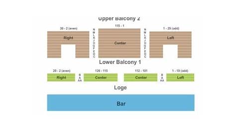 wellmont theater seating chart