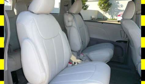 Clazzio Covers : 2011 2012 Toyota Sienna LE SE Leather Seat Covers