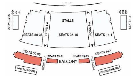 Pavilion Theatre, Worthing | Seating Plan, view the seating chart for
