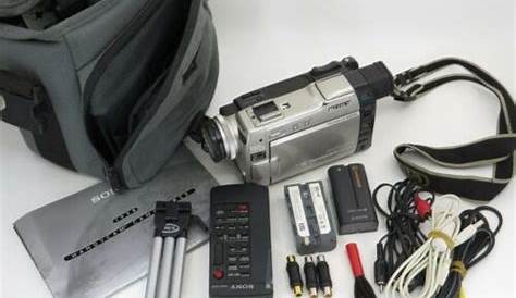 SONY Model DCR-TRV9 Digital Video Camera Recorder w/ Bag, Manual