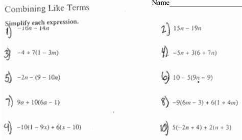 50 Algebra 1 Functions Worksheet