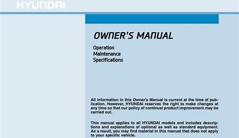 2017 Hyundai Elantra Owners Manual PDF - 586 Pages