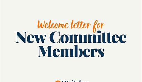 sample chamber welcome letter to new members