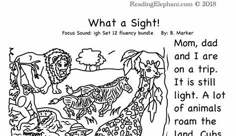 igh Phonics Book (FREE) - Reading Elephant