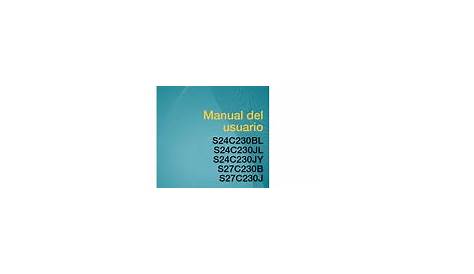 Samsung S27C230B Manuals | ManualsLib