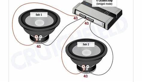 4 ohm speaker wiring diagram