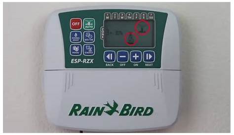 Rain Bird ESP-RZX Controller - 4 Manual Watering - YouTube