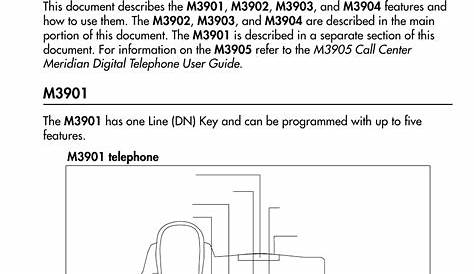 meridian phone system manual