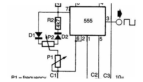 ne555 pulse generator circuit diagram