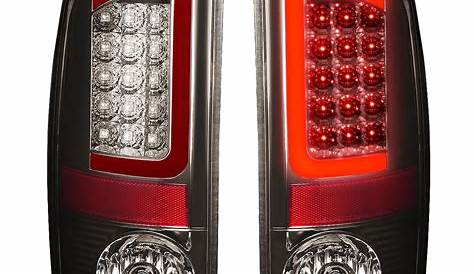 For 2002 to 2006 Dodge Ram 3rd Gen Pair of Red 3D LED Bar Chrome