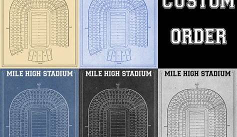 row mile high stadium seating chart