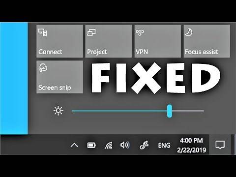 Windows 10 Brightness Problem Fix | Can't Adjust Brightness Windows 10 Laptop