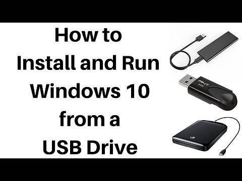 How to Install and Run Windows 10 from a USB Drive