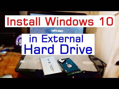 How to Install Windows 10 in External Hard Drive | Install Portable Windows in External Hard Drive
