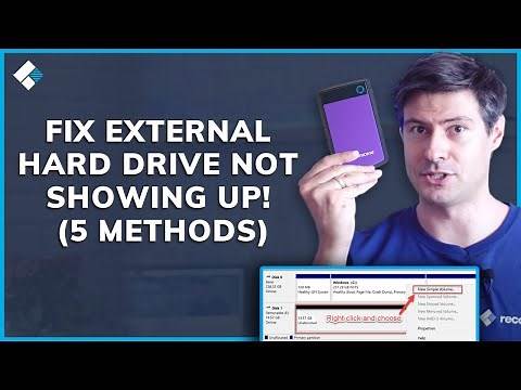 How to Fix External Hard Drive Not Showing Up
