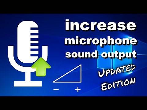 How to Fix Low Microphone Volume - make your mic louder in Windows 10 - 2021 UPDATED