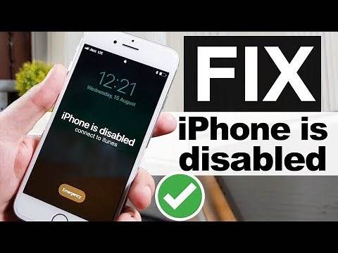 How to Unlock Disabled iPhone/iPad/iPod without Passcode (NO DATA LOSS) FIX iPhone is Disabled