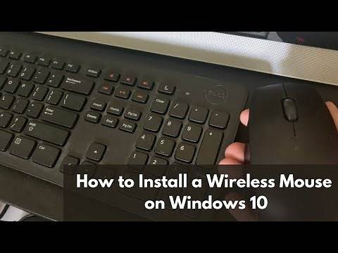 How to Install a Wireless Optical Mouse on a Windows PC