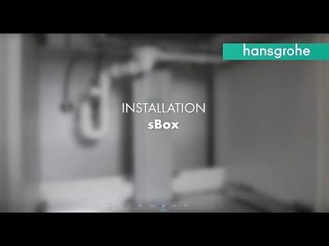 hansgrohe sBox installation video