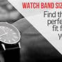 Watch Band Size Chart