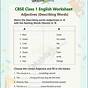 English Worksheet With Answers