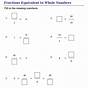Fractions Equal To One Whole Worksheets