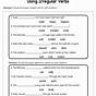Irregular Verbs Worksheet 4th Grade
