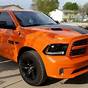 Orange Dodge Ram Truck