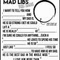 Mad Libs Printable Free