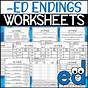 Ed Endings Worksheet