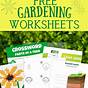 Gardening Worksheets For Preschoolers
