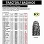 Tire Chain Size Chart