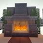 Small Minecraft Fireplace