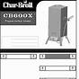 Char Broil Smoker Manual