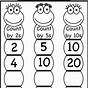 Counting By 2s Kindergarten Worksheet
